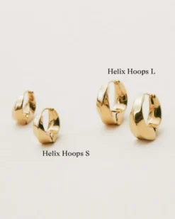 Edblad Helix Hoops S – Guld