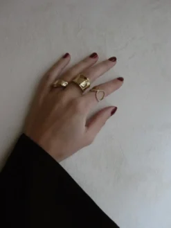 Edblad Helix Ring – Guld