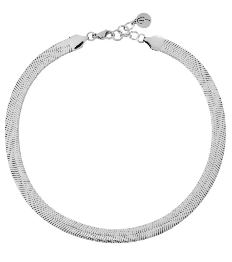 Edblad Herringbone Halsband L Stål (125154)
