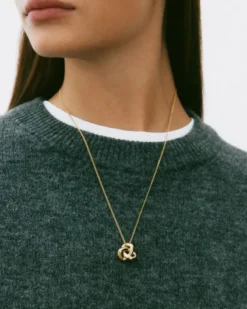 Edblad Infinity Knot Halsband L Guld