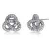 Edblad Infinity Knot Sparkle Studs L – Stål