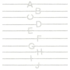 Armband Edblad Letter A-Ö Stål