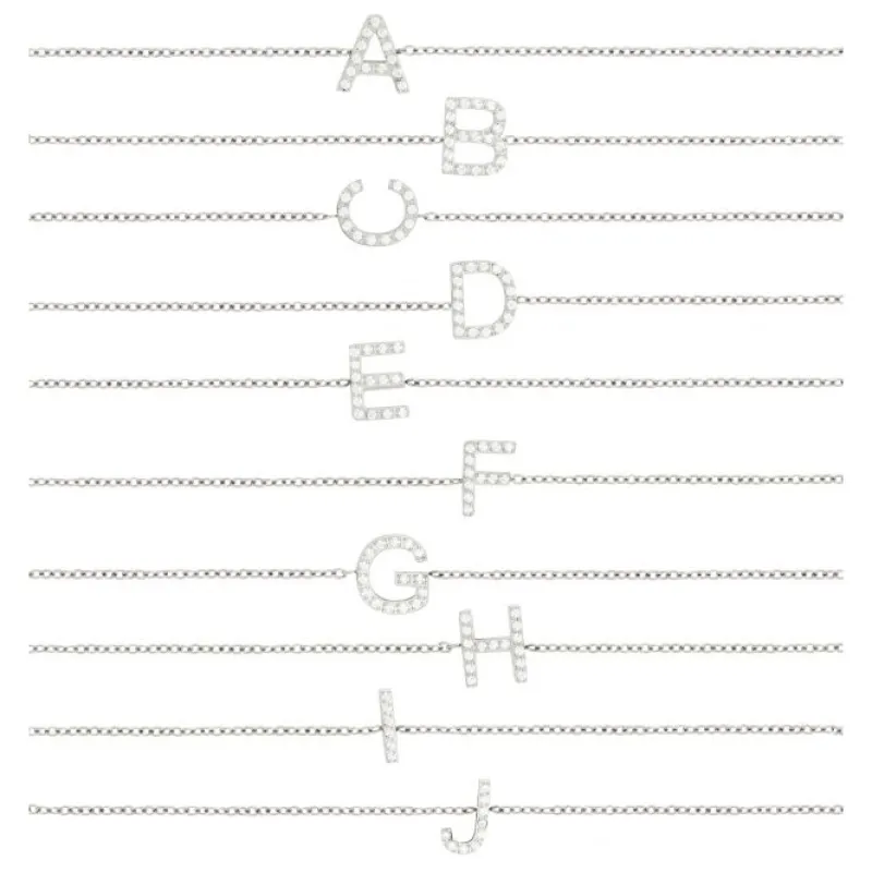 Armband Edblad Letter A-Ö Stål