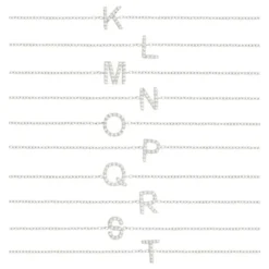 Armband Edblad Letter A-Ö Stål