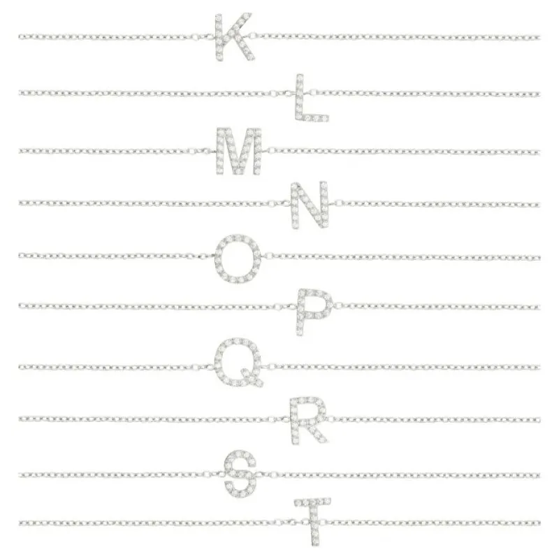 Armband Edblad Letter A-Ö Stål