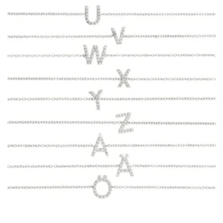 Armband Edblad Letter A-Ö Stål