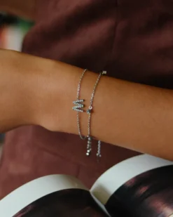 Armband Edblad Letter Sparkle A-Ö – Guld
