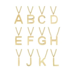 Edblad Letter Halsband A-Ö Guld