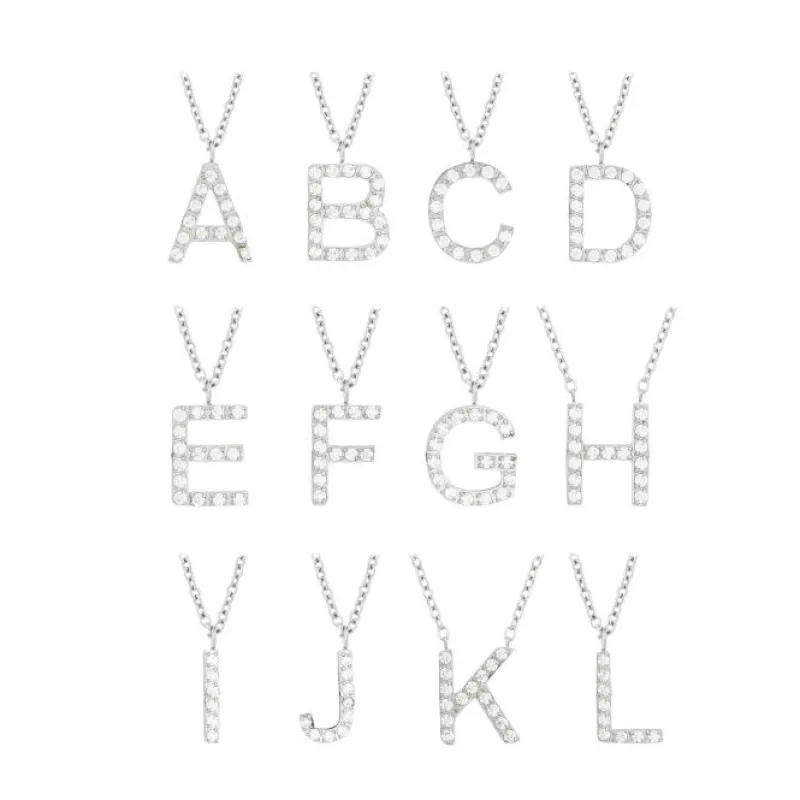 Edblad Letter Halsband A-Ö Stål