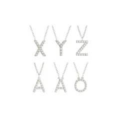 Edblad Letter Halsband A-Ö Stål