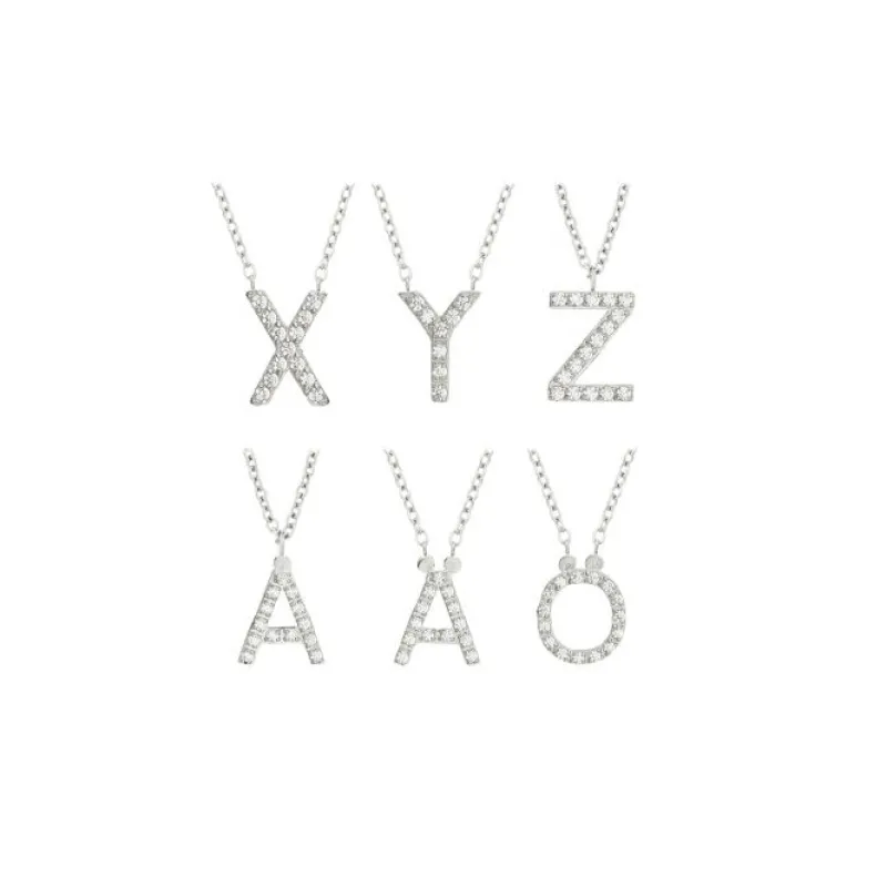 Edblad Letter Halsband A-Ö Stål