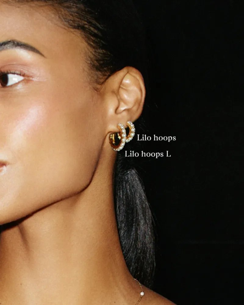 Edblad Lilo Hoops S – Guld