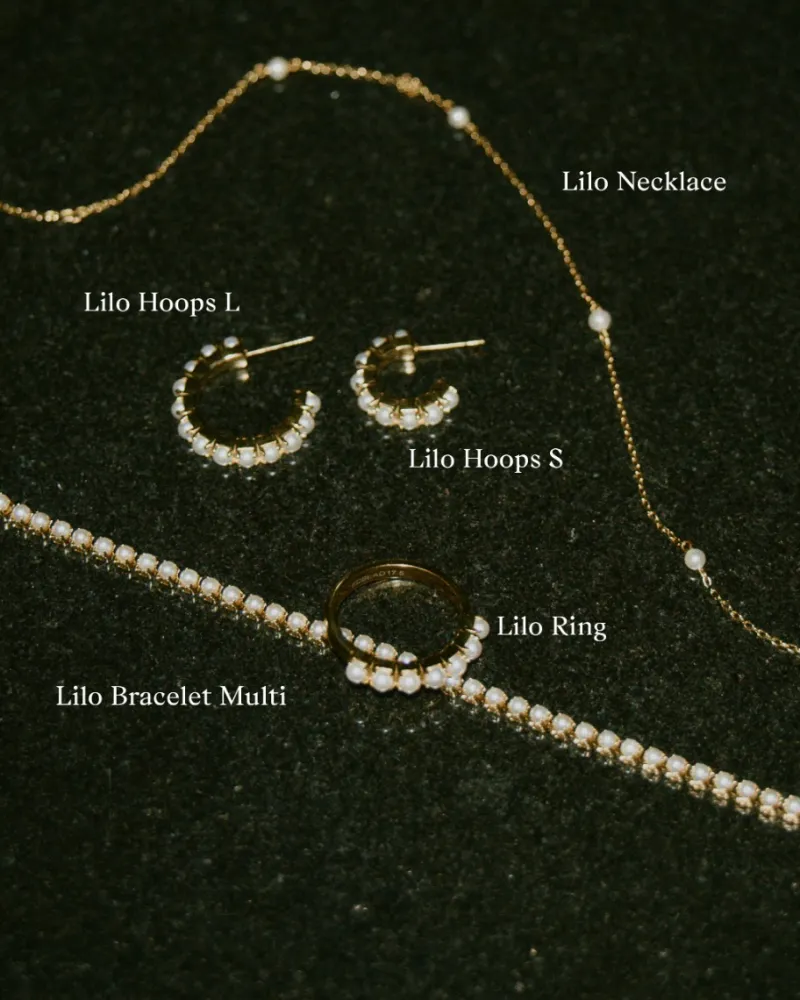 Edblad Lilo Hoops S – Guld