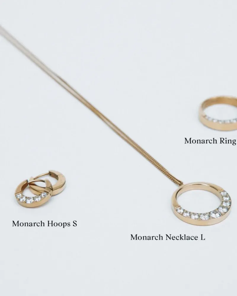Edblad Monarch Hoops S – Guld