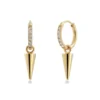 Edblad Peak Hoops Mini Sparkle Gold 127067