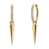 Edblad Peak Hoops Sparkle Gold 127065