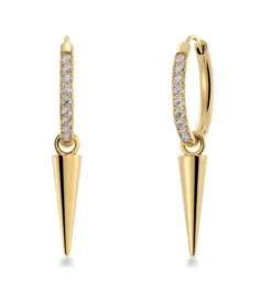 Edblad Peak Hoops Sparkle Gold 127065