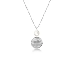 Edblad Pearl Signet Halsband Stål