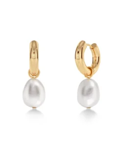 Edblad Perla Hoops L – Guld