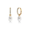 Edblad Perla Hoops Sparkle – Guld