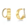 Edblad Plié Hoops Double – Guld