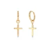 Edblad Spirit Cross Hoops – Guld