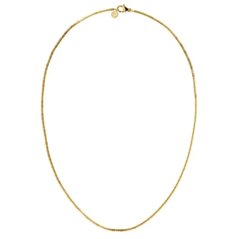 Edblad Square Link Halsband Guld