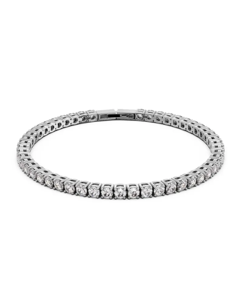 Edblad Tennis Armband Stål med kristallstenar