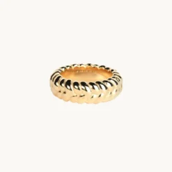 Emma Israelsson Braided Band Ring Guld Ring167