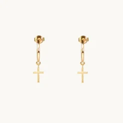 Emma Israelsson Branch Cross Örhängen S Guld Ear194