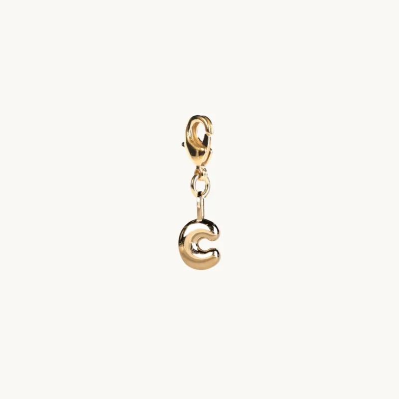 Charms Emma Israelsson Bubble Bokstav Berlock Guld