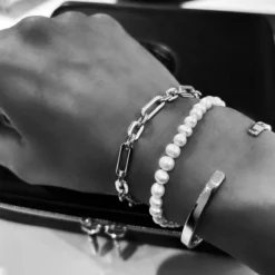 Armband Emma Israelsson Chunky Silver Brace060