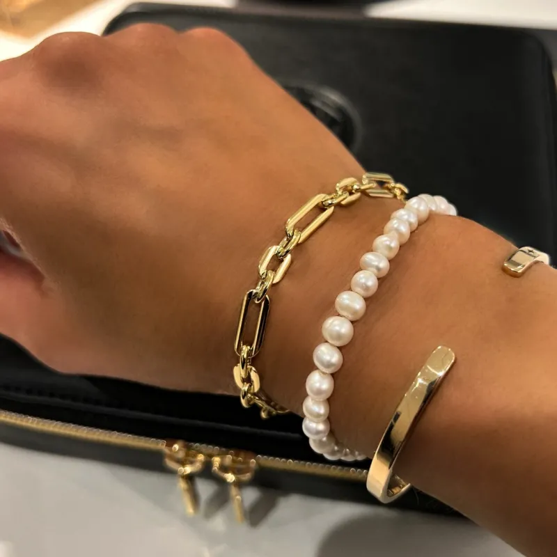 Armband Emma Israelsson Chunky Guld Brace061