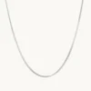 Emma Israelsson Chunky Curb Justerbar Kedja Silver – Chain040