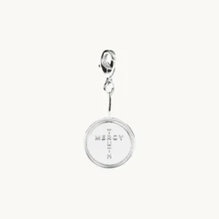Charms Emma Israelsson Cross Coin Charm Silver Charm013