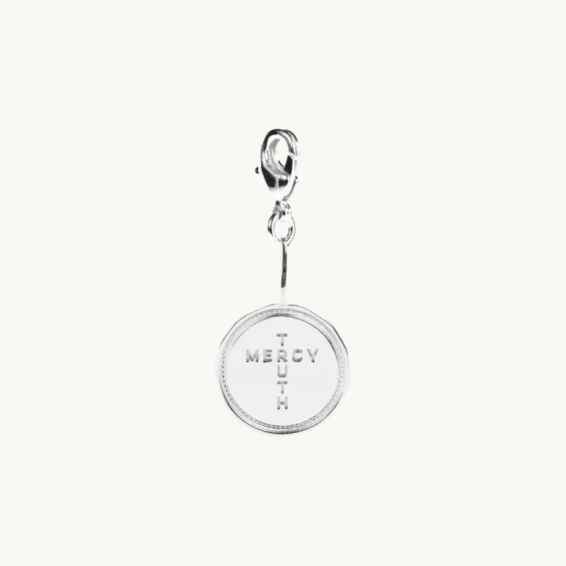 Charms Emma Israelsson Cross Coin Charm Silver Charm013