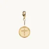 Charms Emma Israelsson Cross Coin Charm Guld Charm014