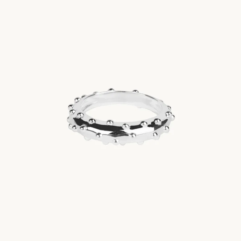 Emma Israelsson Dot Dew Ring Silver Ring160