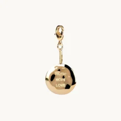 Charms Emma Israelsson FHL Organic Coin Charm Guld Charm028