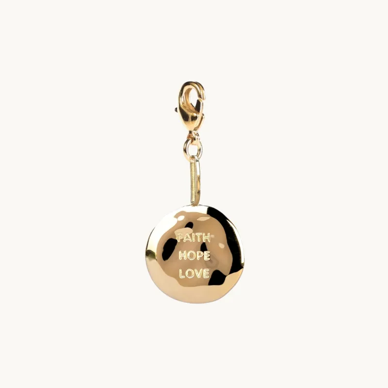Charms Emma Israelsson FHL Organic Coin Charm Guld Charm028