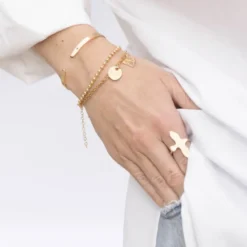 Armband Emma Israelsson Globe Guld Brace055