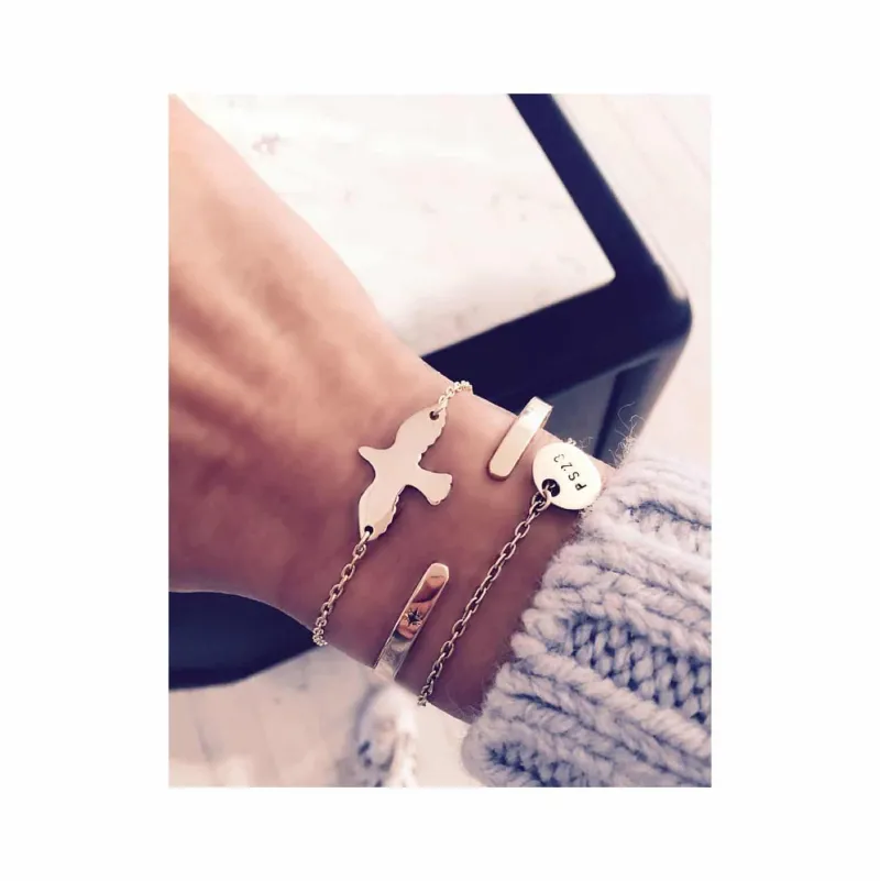 Armband Emma Israelsson Golden Dove Brace003b