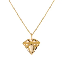 Emma Israelsson 18K Gold Diamond Pendant Neck042