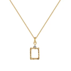 Emma Israelsson Lady Frame Bronze Halsband Neck069 ( Mega Kampanj )