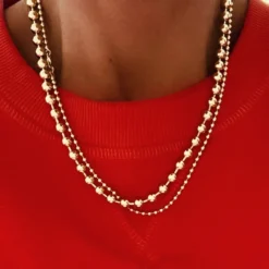 Emma Israelsson LARGE GLOBE CHAIN SILVER – chain027