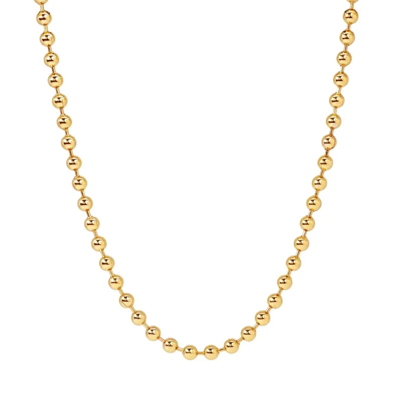Emma Israelsson LARGE GLOBE CHAIN SILVER – chain027