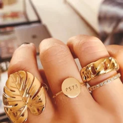 Emma Israelsson Link Ring Guld Ring069 ( Mega Kampanj )