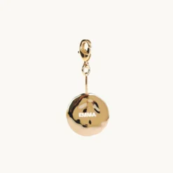 Charms Emma Israelsson Name Coin Organic Charm Guld Charm022