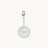 Charms Emma Israelsson Name Coin Wreath Charm Silver Charm019