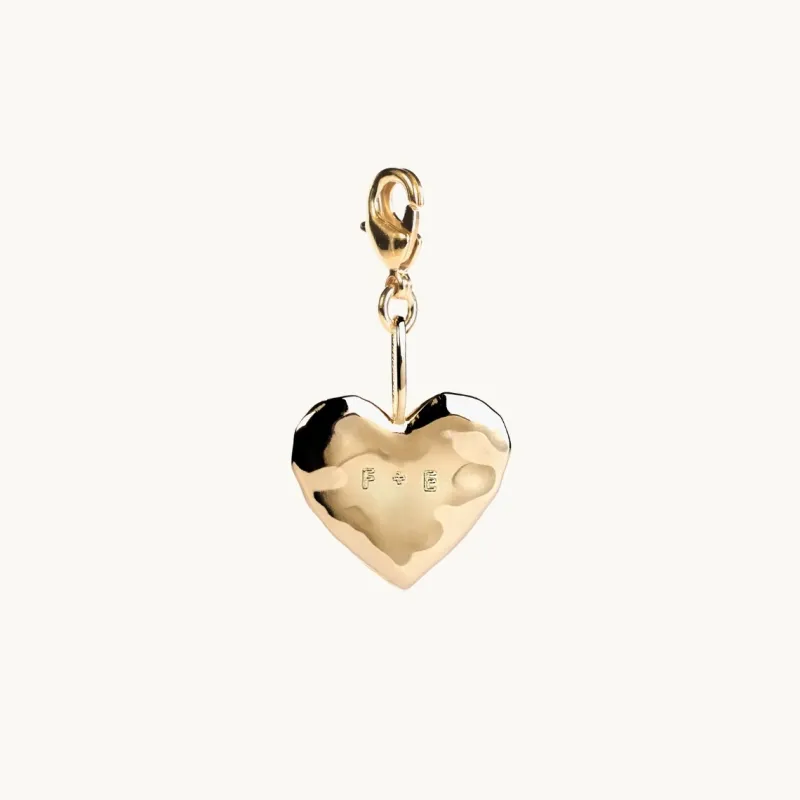 Charms Emma Israelsson Name Heart Organic Charm Guld Charm032